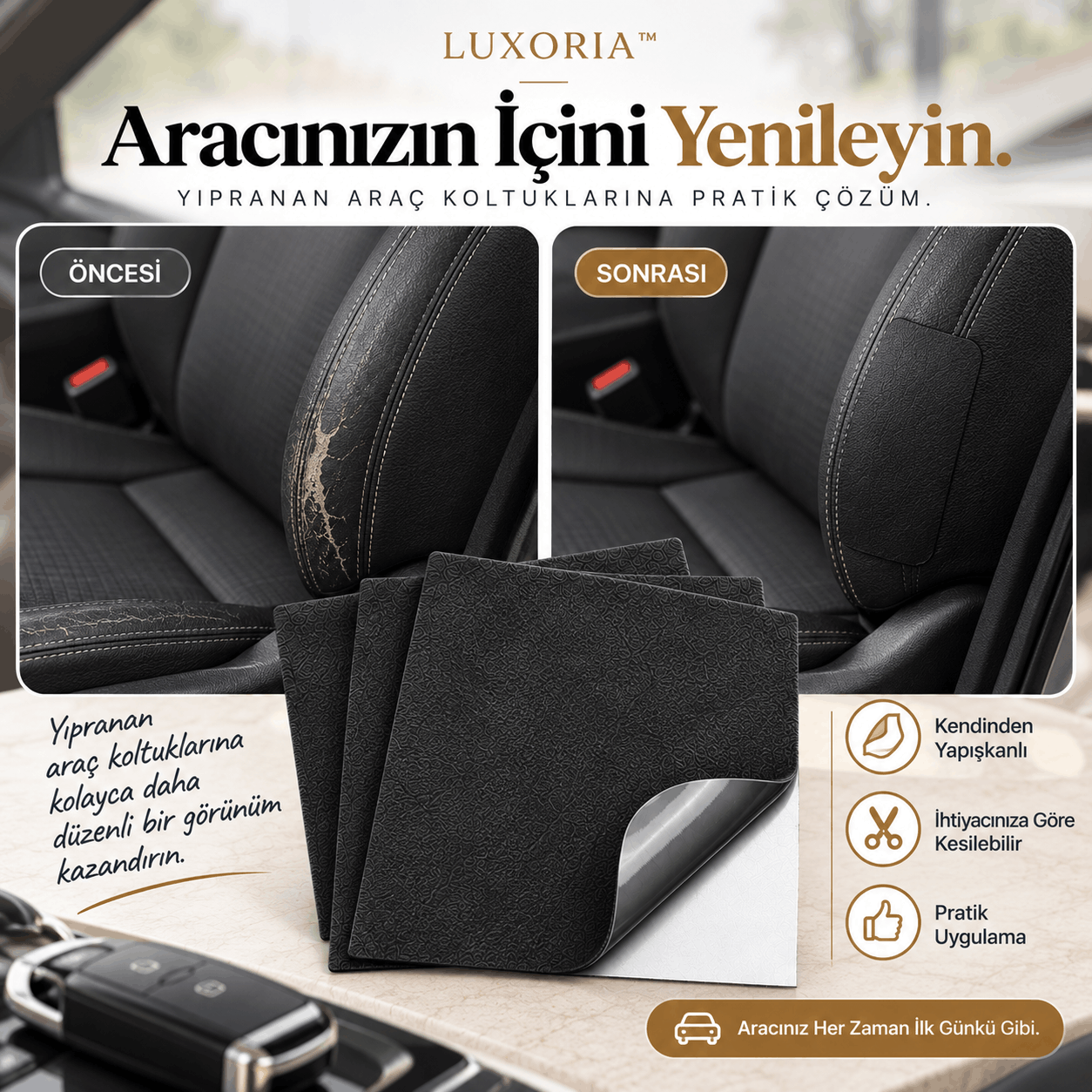 Luxoria™ - Kendinden Yapışkanlı Deri Yenileme Bandı